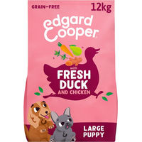 Produktbild von Edgard & Cooper Welpenfutter Ente & Huhn getreidefrei 2 x 12 kg