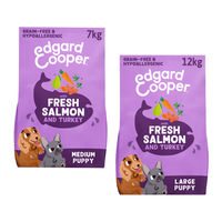 Produktbild von Edgard & Cooper Welpenfutter Trockenfutter Lachs & Truthahn Getreidefrei Hypoallergen 12 kg