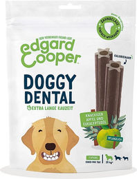 Produktbild von Edgard & Cooper Zahnpflege-Snack für Hunde Apfel Eukalyptus Vegan 4x240g