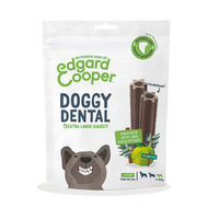 Produktbild von Edgard & Cooper Zahnpflege-Snack für Hunde Apfel und Eukalyptus Vegan S 4x105g