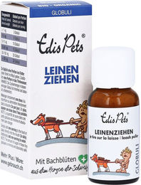 Edis Pets Leinenziehen Bio Bachblüten Globuli zur Beruhigung für Hunde – Bild 1 von 2