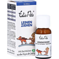 Produktbild von Edis Pets Leinenziehen Bio Bachblüten Globuli zur Beruhigung für Hunde