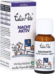 Edis Pets Nachtaktiv Bio Bachblüten Globuli zur Beruhigung für Katzen 20g – Bild 1 von 2