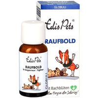 Produktbild von Edis Pets Raufbold Bio Bachblüten Globuli zur Beruhigung für Hunde aller Altersstufen