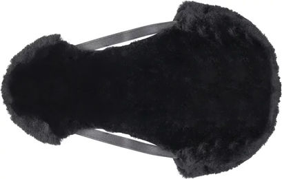 Produktbild von Edix Baumlose Reitsitzdecke aus Merino-Wolle in Schwarz Größe L