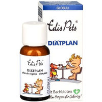 Produktbild von EDIX Bio Bachblüten Globuli für Hunde zur Beruhigung und Gewichtskontrolle für alle Altersstufen und Größen 20g
