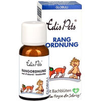Produktbild von EDIX Bio Bachblüten Rangordnung Globuli zur Beruhigung für Hunde aller Altersstufen und Größen 20g