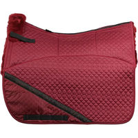 Produktbild von Edix Merino Dressur Schabracke aus Wolle mit 8 Taschen in Rot Größe XS