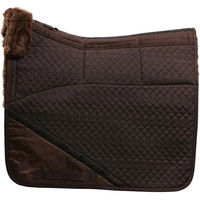 Produktbild von Edix Merino Dressur Schabracke mit 8 Taschen aus Wolle Braun XS