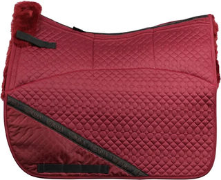 Produktbild von Edix Merino Dressur Schabracke mit 8 Taschen in Rot Größe M