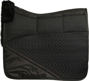 Produktbild von Edix Merino Dressur Schabracke mit 8 Taschen in Schwarz Größe L
