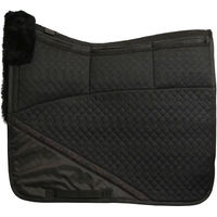 Produktbild von Edix Merino Dressur Schabracke mit 8 Taschen in Schwarz Größe XS