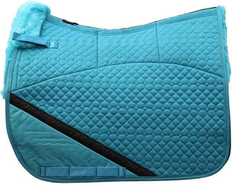 Produktbild von Edix Merino Dressur Schabracke mit 8 Taschen in Türkis Größe M