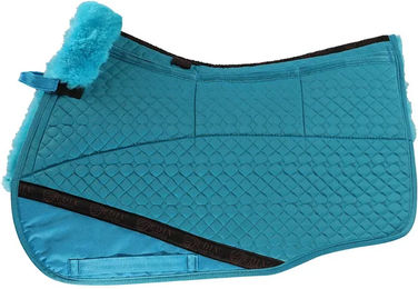 Produktbild von Edix Merino-Satteldecke für Pferde mit 8 Taschen aus Wolle in Größe M