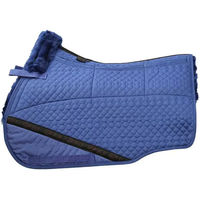 Produktbild von Edix Merino-Satteldecke für Pferde mit 8 Taschen in Schwarz oder Blau