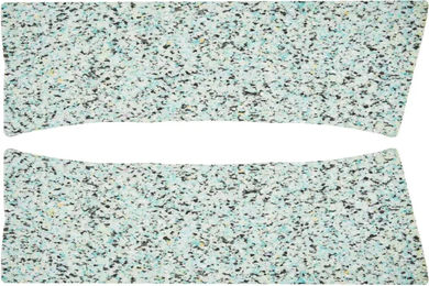 Produktbild von Edix Poly Press Sattel-Inlays aus Kunststoff 2er-Set