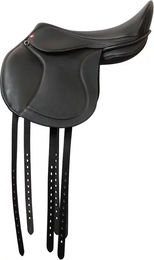 Produktbild von Edix Saddles Amira Dressursattel für Pferde aus Leder in Schwarz Größe M