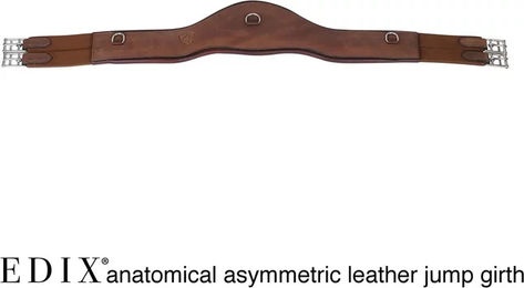 Produktbild von Edix Saddles Asymmetric VVS Ledersattelgurt aus Leder in Braun