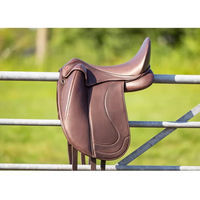 Produktbild von Edix Saddles Attitude Dressursattel für Pferde aus Leder in Braun Größe L
