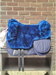 Produktbild von Edix Saddles BBP Reitteppich aus Wolle für Pferde Blau XS