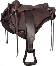 Produktbild von Edix Saddles Broncho BBP Roher Reitteppich für Pferde aus Leder Braun XS