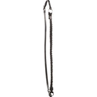 Produktbild von Edix Saddles Cordeo Lederhalsband für Pferde Schwarz Größe M