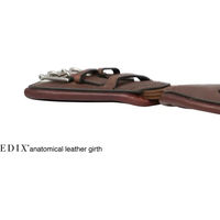 Produktbild von Edix Saddles Crescent Dressurreitgurt aus Leder in Braun