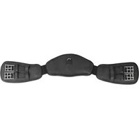 Produktbild von Edix Saddles Crescent Dressurreitgurt aus Leder Schwarz 50 cm