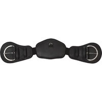 Produktbild von Edix Saddles Crescent Westerngurt für Pferde aus Leder in Schwarz