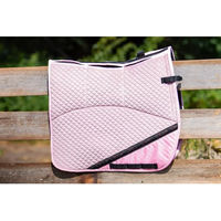 Produktbild von Edix Saddles DR Dressurpad für Pferde aus Velours in Rosa Größe M