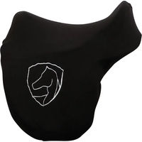 Produktbild von Edix Saddles Dressursattelbezug aus Fleece in Schwarz für Pferde