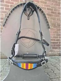Produktbild von Edix Saddles ED4-Brightstar Zaumzeug aus Leder für Pferde in Schwarz oder Bunt Größe M