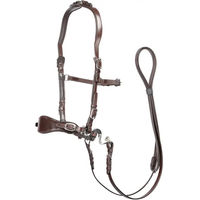 Produktbild von Edix Saddles ED4-Classic Gebisslose Trense für Pferde aus Leder in Braun