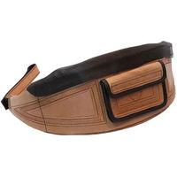 Produktbild von Edix Saddles Equis Satteltasche aus Leder in Beige oder Braun