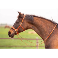 Produktbild von Edix Saddles Gebisslose Trense ED2-Rose für Pferde in Rosa und Braun