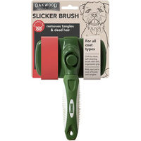 Produktbild von Edix Saddles Hundebürste aus Holz in Braun und Grün