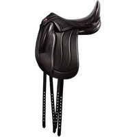 Produktbild von Edix Saddles Ishya Dressursattel aus Leder in Schwarz Größe XS für Pferde