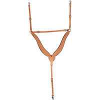 Produktbild von Edix Saddles Jagdhalsband für Pferde aus Leder in Rosa Größe M