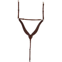 Produktbild von Edix Saddles Jagdhalsband für Pferde aus Leder in Rosa und Braun Größe S