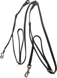 Produktbild von Edix Saddles Lederzügel für Pferde Kind English Schwarz