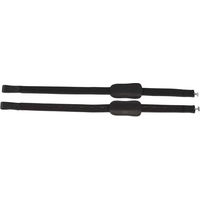 Produktbild von Edix Saddles Mono Loop Steigbügelriemen aus Leder und Edelstahl in Schwarz