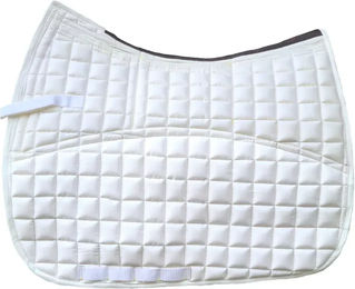 Produktbild von Edix Saddles Polymix Dressur Schabracke aus Filz mit 8 Taschen Weiß Größe S