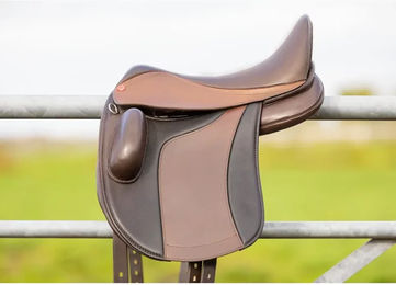 Produktbild von Edix Saddles Princess Leder Sattel für Kinderponys in Braun