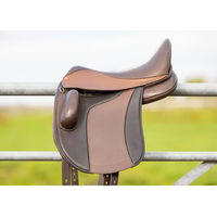 Produktbild von Edix Saddles Princess Leder Sattel für Kinderponys in Braun