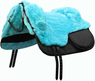 Produktbild von Edix Saddles Roher Reitteppich für Pferde aus Leder Größe M