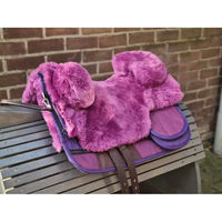 Produktbild von Edix Saddles Roher Reitteppich für Pferde aus Wolle Lila XS