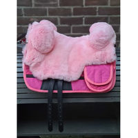 Produktbild von Edix Saddles Roher Reitteppich für Pferde aus Wolle Rosa XS