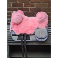 Produktbild von Edix Saddles Roher Reitteppich für Pferde aus Wolle XS Grau Rosa