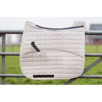 Produktbild von Edix Saddles Satteldecke DR Aqua für Pferde aus Filz in Beige und Weiß Größe M