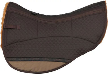 Produktbild von Edix Saddles Satteldecke für Pferde aus Wolle in Braun Größe M/L